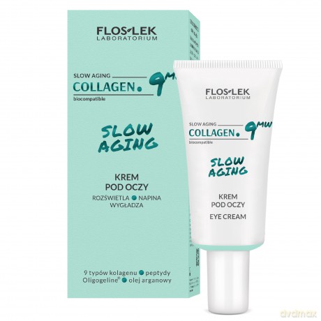 FLOSLEK COLLAGEN. 9MW SLOW AGING Krem pod oczy 30 ml