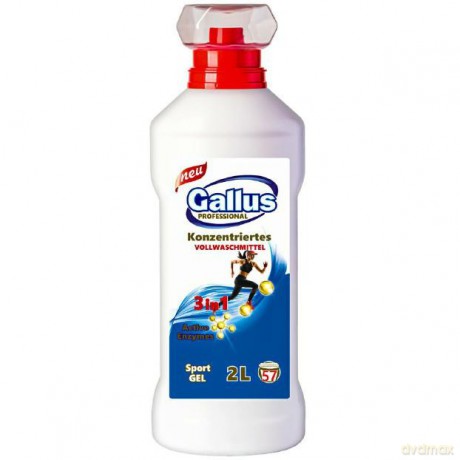 GALLUS PROFESSIONAL Żel do prania 3w1 (57 prań) - Sport 2 L