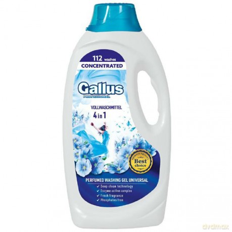 GALLUS PROFESSIONAL Żel do prania 4w1 (112 prań) - Universal 4.05 L