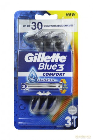 GILLETTE Blue 3 Comfort Maszynka do golenia dla mężczyzn 1 op. - 3 szt.