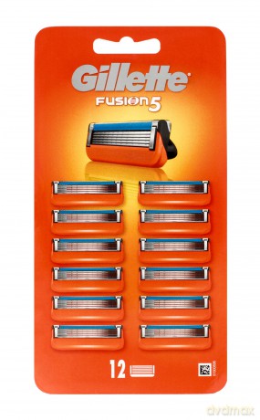 GILLETTE Fusion 5 Wkłady wymienne do maszynki do golenia dla mężczyzn 1 op. - 12 szt.