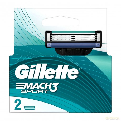 GILLETTE Mach3 Wkłady wymienne do maszynki do golenia dla mężczyzn 1 op. - 2 szt.