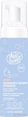 HairBoom O3ZON Szampon łagodny w piance do włosów 200 ml