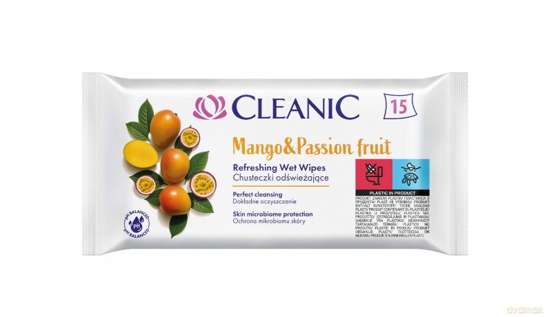 HARPER CLEANIC Chust odśwież.Mango 15szt.