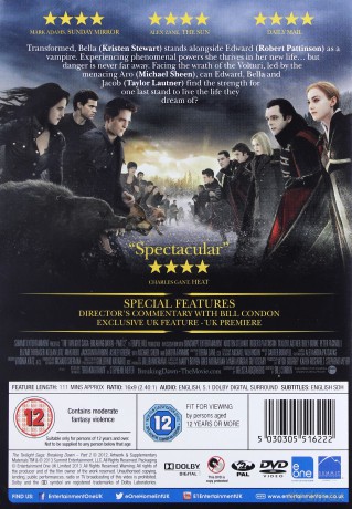 The Twilight Saga: Breaking Dawn - Part 2 (Saga Zmierzch: Przed świtem. Część 2) [DVD]