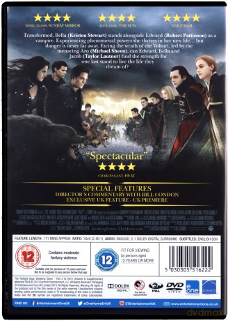 The Twilight Saga: Breaking Dawn - Part 2 (Saga Zmierzch: Przed świtem. Część 2) [DVD]