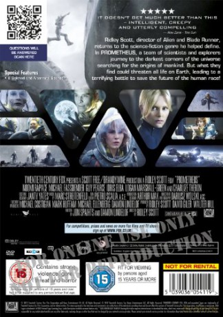 Prometheus (Prometeusz) [DVD]