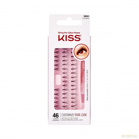 KISS Rzęsy kępki KEHI01H1 46szt