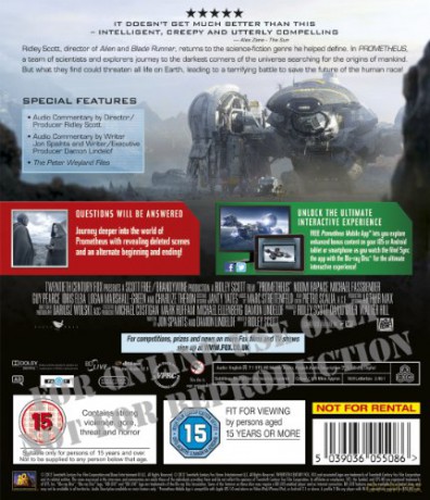 Prometheus (Prometeusz) [Blu-Ray]