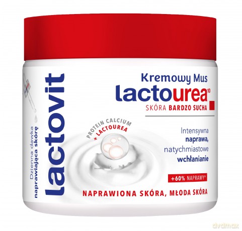 LACTOVIT Lactourea Mus do ciała 400 ml