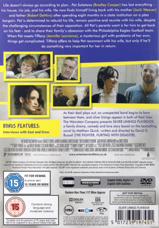 Silver Linings Playbook (Poradnik Pozytywnego Myślenia) [DVD]