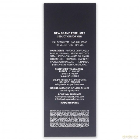 NEW BRAND Edt Men 100ml SEDUCTION