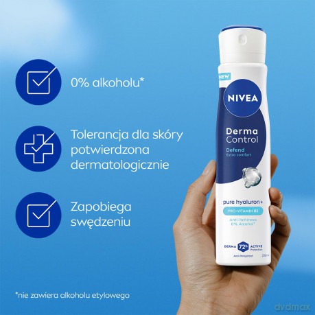 NIVEA DEO 250ml Spray damski DERMA C. DEFEND