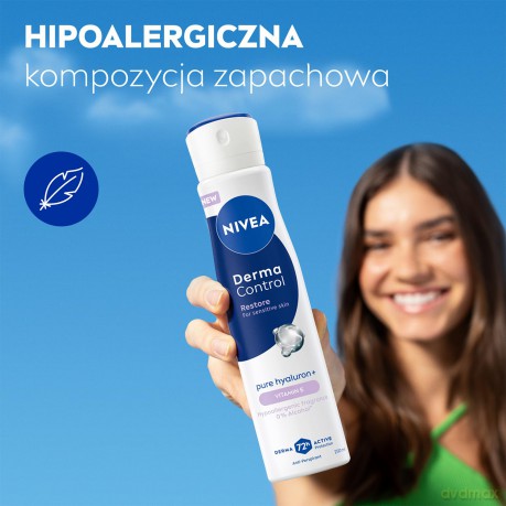 NIVEA DEO 250ml Spray damski DERMA C. RESTORE