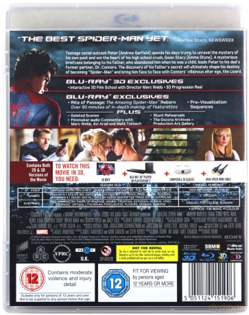 The Amazing Spider-Man [Blu-Ray 3D]+[Blu-Ray]