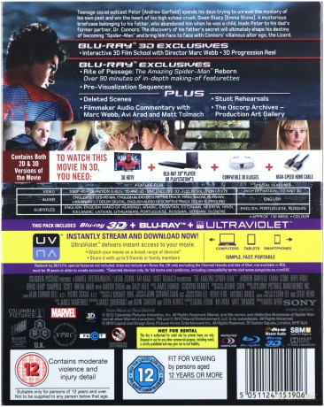 The Amazing Spider-Man [Blu-Ray 3D]+[Blu-Ray]