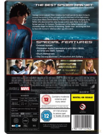 The Amazing Spider-Man (Niesamowity Spider-Man) [DVD]
