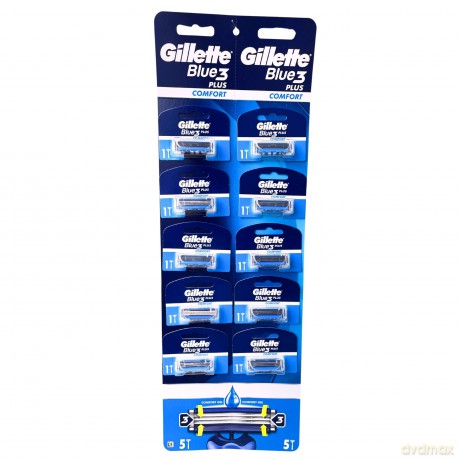 P&G GILLETTE MASZYNKA BLUE 3 COMFORT 10szt
