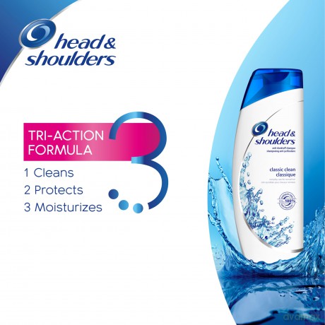P&G H&S SZAMPON 400ml Classic clean