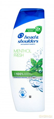 P&G H&S SZAMPON 400ml Menthol Fresh