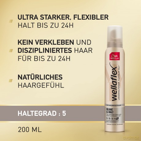 P&G WELLAFLEX PIANKA 200ml (5) SHINY HOLD