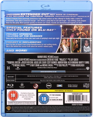 Project X (Projekt X) [Blu-Ray]