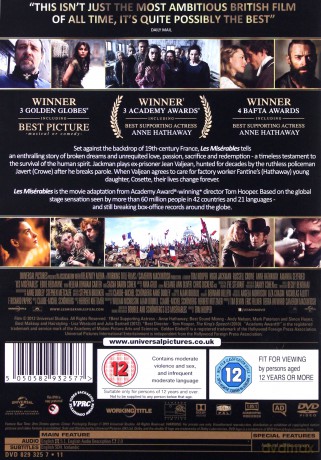 Les Miserables (Les Miserables Nędznicy) [DVD]