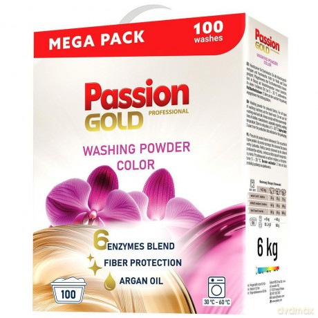PASSION GOLD Proszek do prania kolor 100 prań 6 kg