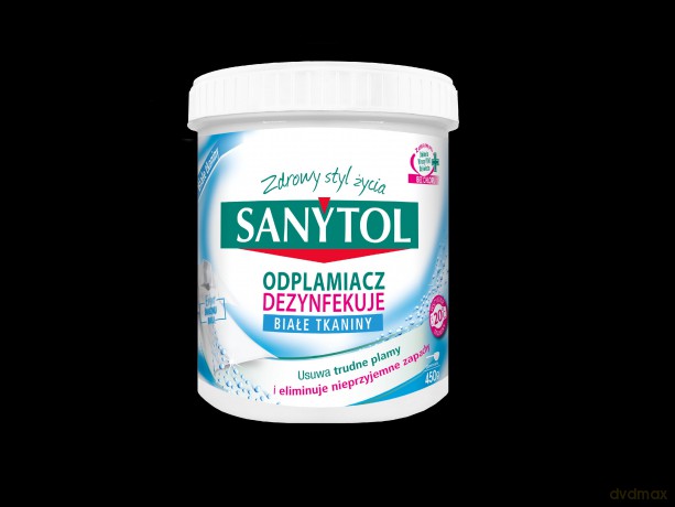 SANYTOL Odplamiacz w proszku 450g do białego