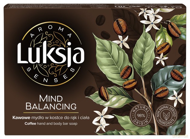 SAR LUKSJA AROMA Mydło w kostce 90g Kawa
