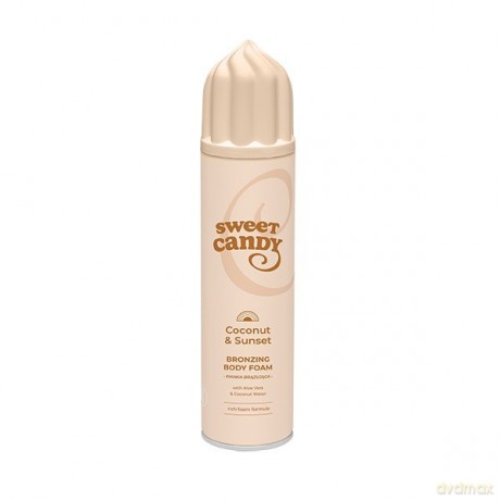 SWEET CANDY Pianka do ciała brązująca Coco&Sunset 250 ml