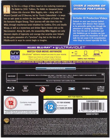 The Hobbit: An Unexpected Journey [2Blu-ray]
