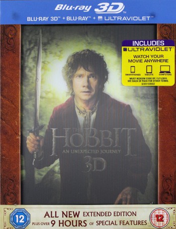 The Hobbit: An Unexpected Journey Extended Edition (Hobbit: Niezwykła Podróż) [2xBlu-Ray 3D]+[3xBlu-Ray]