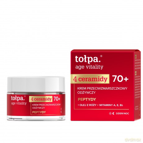 TOŁPA Age Vitality Krem przeciwzmarszczkowy odżywczy 70+ 50 ml