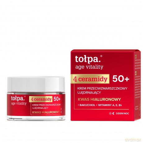 TOŁPA Age Vitality Krem przeciwzmarszczkowy ujędrniający 50+ 50 ml