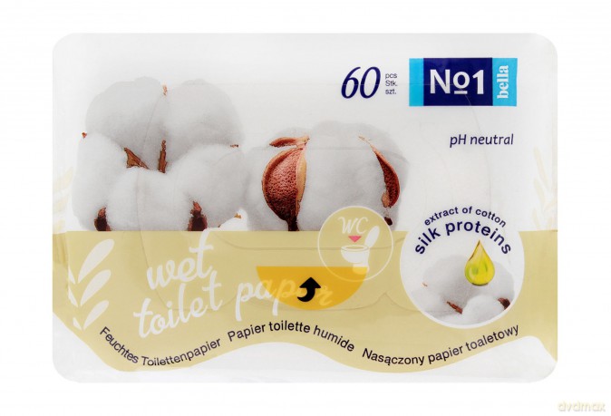 TZMO PAPIER TOALETOWY NASĄCZONY 60szt