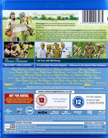 Moonrise Kingdom (Kochankowie z Księżyca. Moonrise Kingdom) [Blu-Ray]