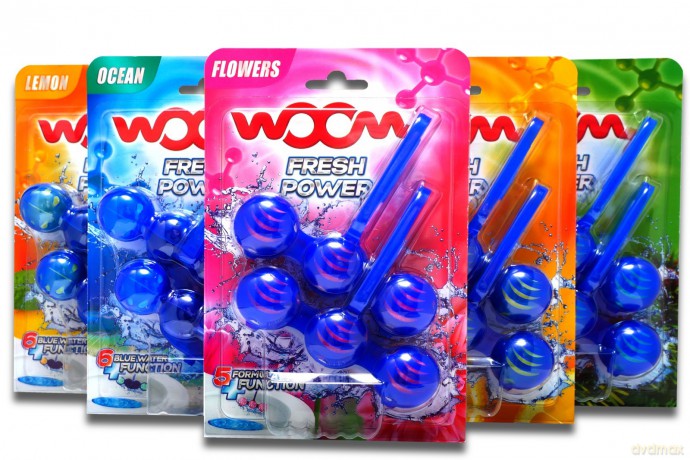 WOOM Zawieszka WC a`2 barwiąca LEMON