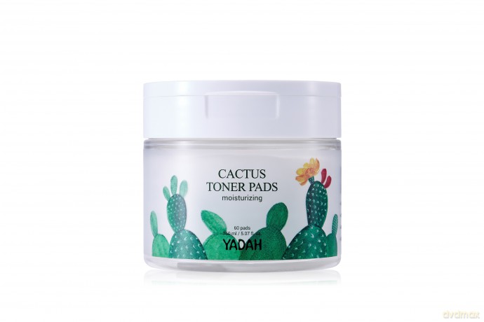 YADAH Cactus Toner Pads Płatki tonująco-peelingujące 60 szt