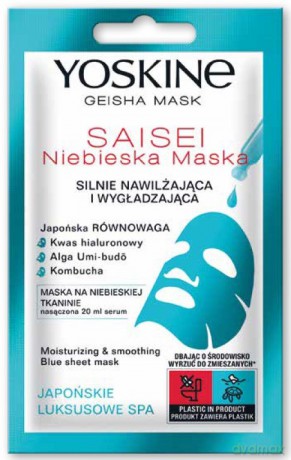 YOSKINE Geisha Maseczka nawilżająca do twarzy