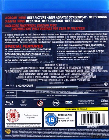 Argo [Blu-Ray]