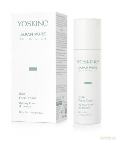YOSKINE Japan Pure Rice Infusion Ryżowy krem do twarzy nawilżająco-wygładzający 50 ml