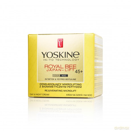 YOSKINE Royal Bee Japan-Lift 45+ Krem przeciwzmarszczkowy z peptydami 50 ml