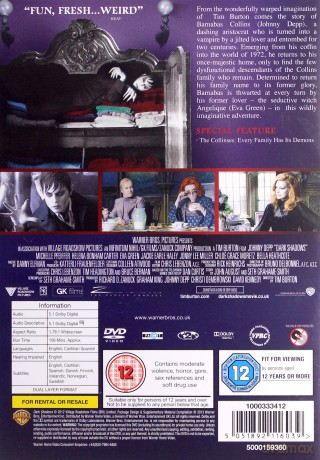 Dark Shadows (Mroczne CIenie) [DVD]