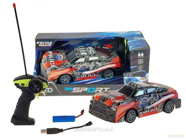 Auto sportowe na radio ze światłem 1:20