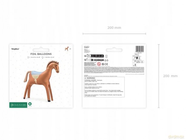 Balon foliowy Koń 112x97 cm