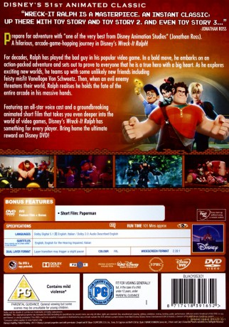 Wreck-It Ralph (Ralph Demolka) [DVD]