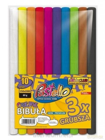 Bibuła mini premium 25x200 cm 10 kolorów