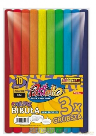 Bibuła mini premium 25x200 cm 10 kolorów