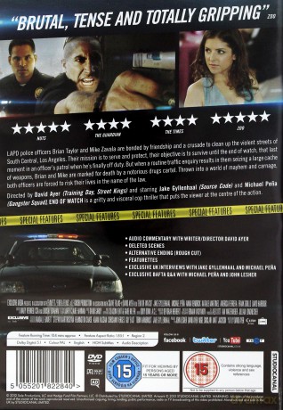 End of Watch (Bogowie Ulicy) [DVD]